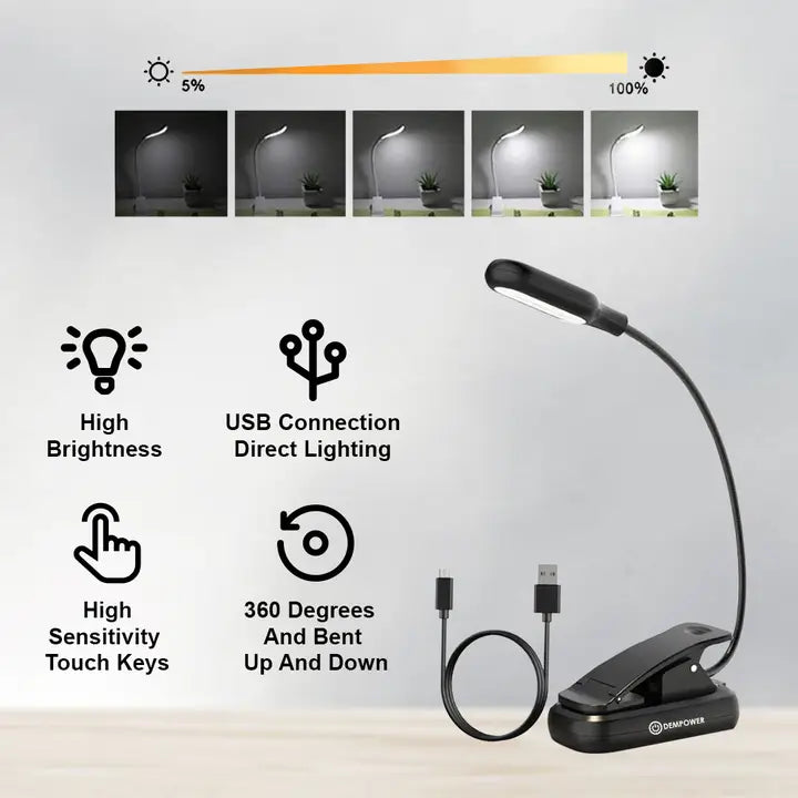 Portable, Usb Rechargeable and Touch Sensor Control Led Desk
