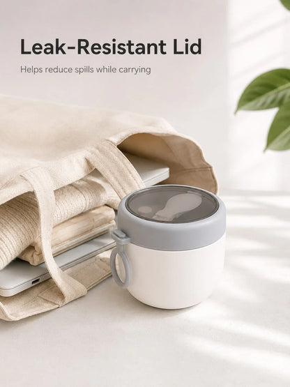 Portable Oat Yogurt Breakfast Cup With Spoon