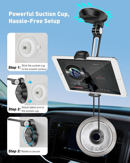 AboveTEK Suction Mount Phone & Tablet Stand