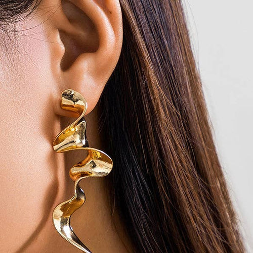 Wholesale Geometric Solid Color Drop Earrings
