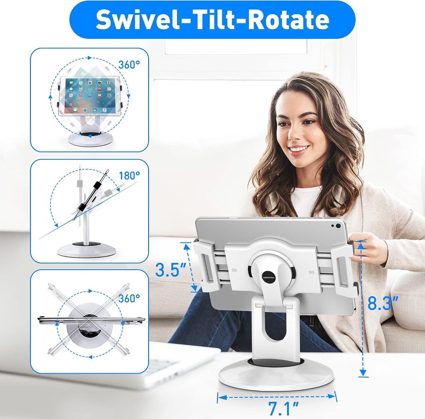 AboveTEK Commercial POS Tablet Stand