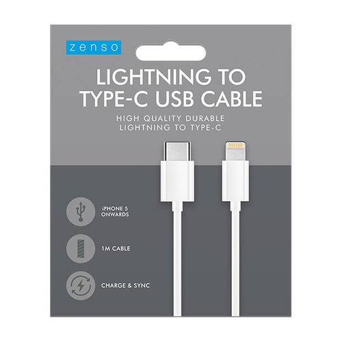 Lightning To Usb White Cable 1M -